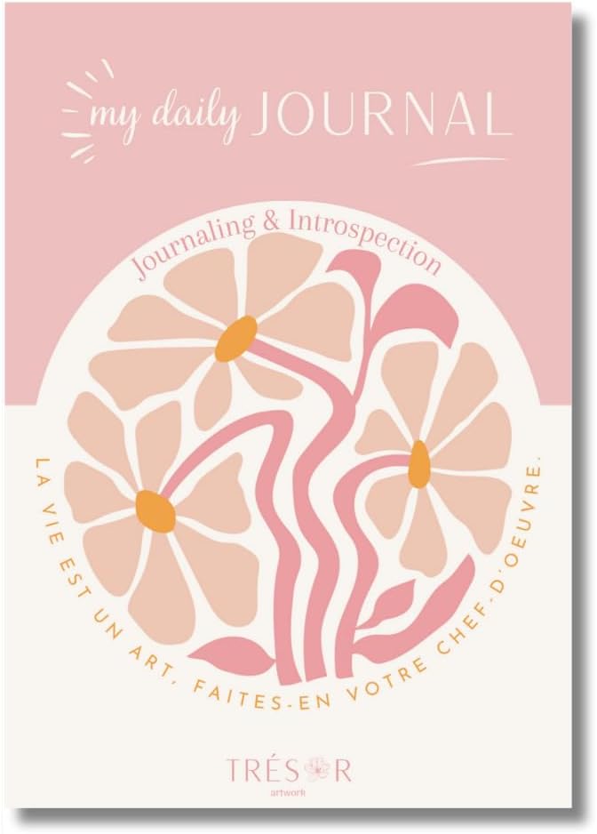 Carnet de journaling et introspection - My daily journal - 1 jour 1 page