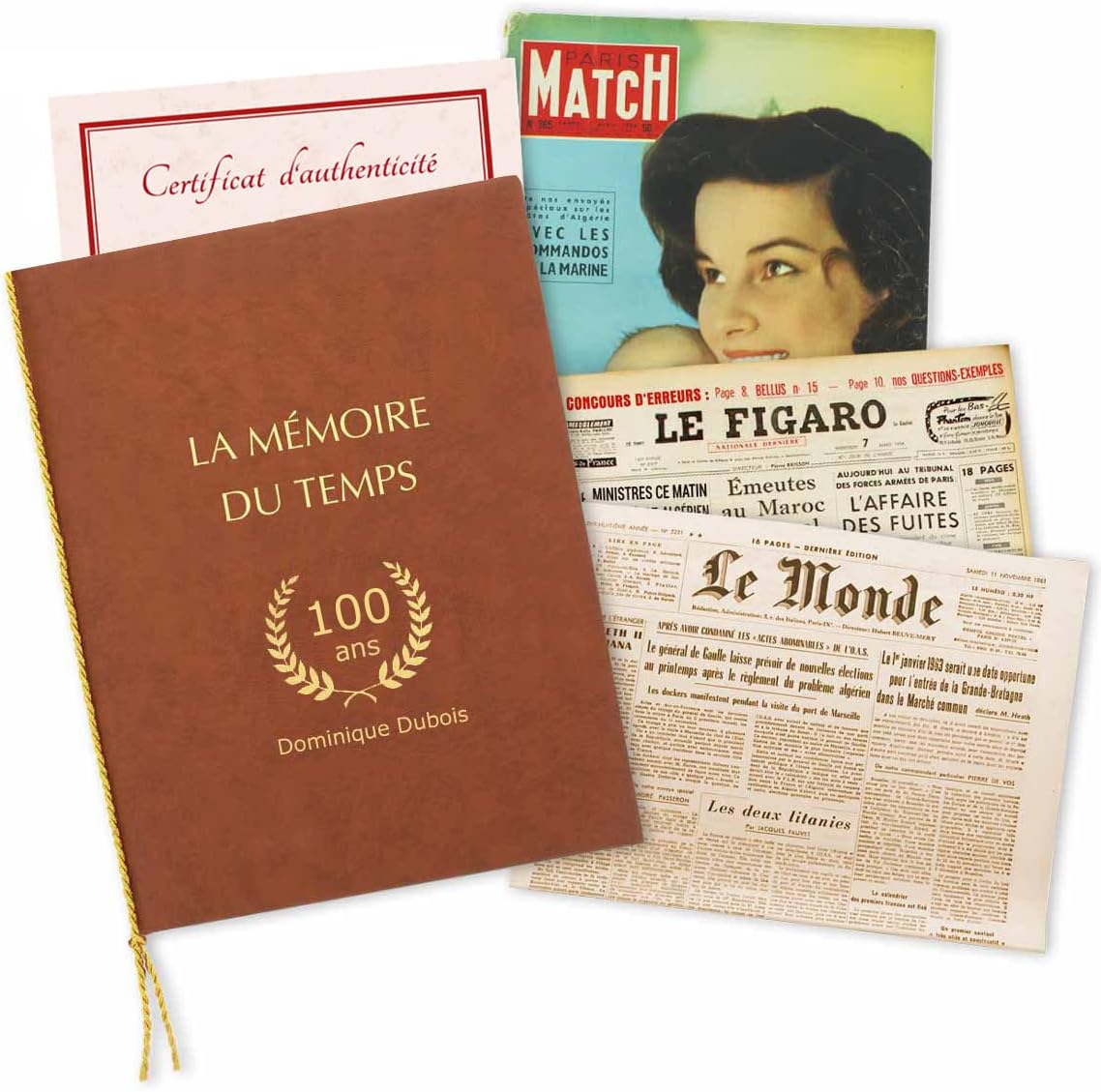 Journal Anniversaire avec votre personnalisation – Le Journal de Naissance Original de sa Date de Naissance