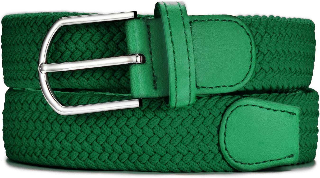 Ceinture en tissu - Ceinture stretch élastique pour hommes et femmes 3,2 cm de large 90-120 cm cm de long