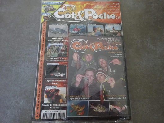 COT&PECHE MAG N°38 !! "EN CADEAU : UN MAGAZINE VIDEO PRESENTE PAR YANNICK RIVIERE 82 MIN"
