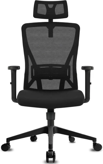 Durrafy Chaise Bureau, Fauteuil de Bureau avec Roullettes, Chaise de Ergonomique Appuie-Tête et Accoudoir Réglables, Maille Respirante, Support Lombaire Réglable, Roulement 150KG