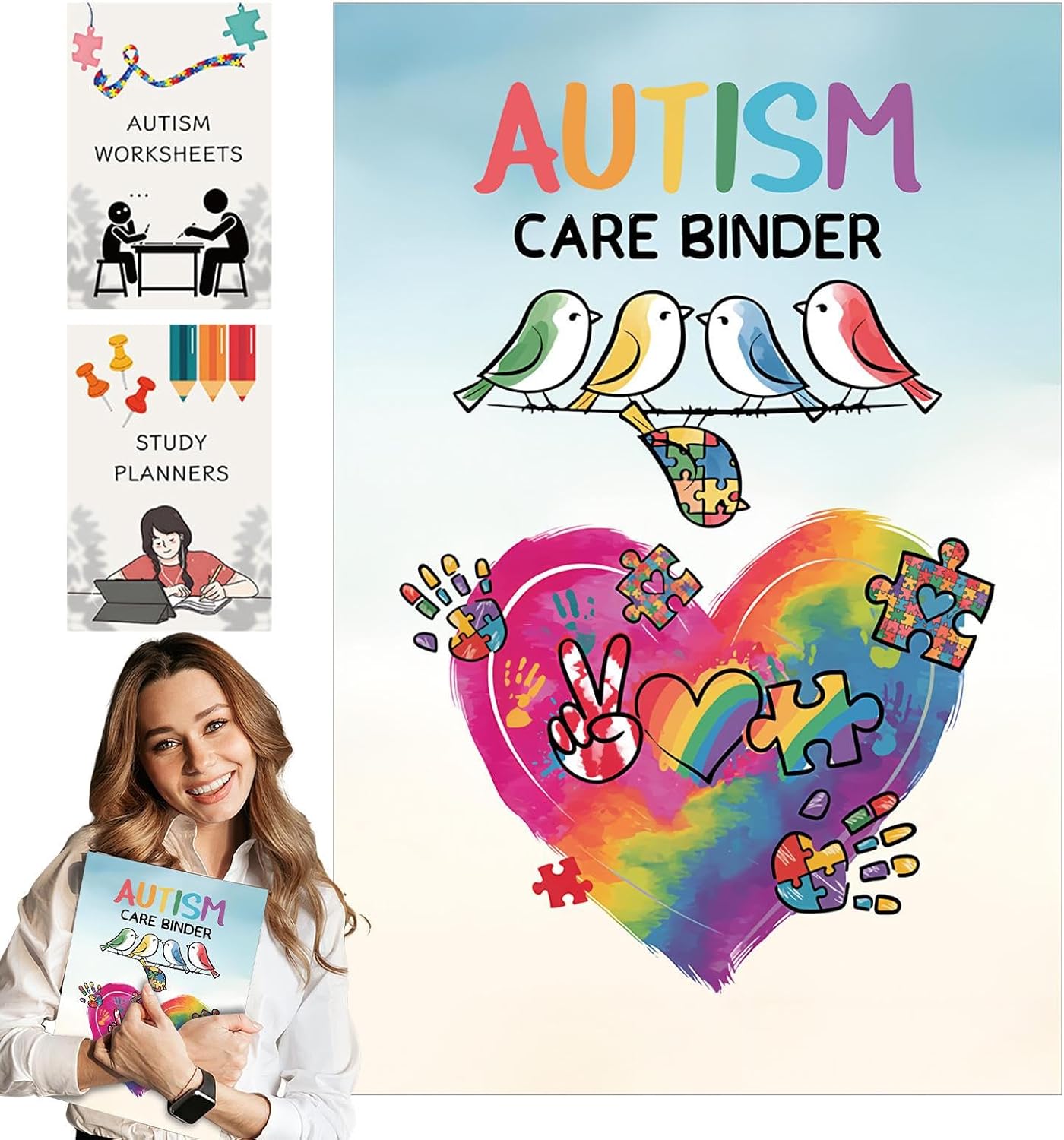 Agenda Quotidien - Organiseur Mental - Agenda Papier Léger 120 Pages avec Écriture Fluide pour Planification Infirmière