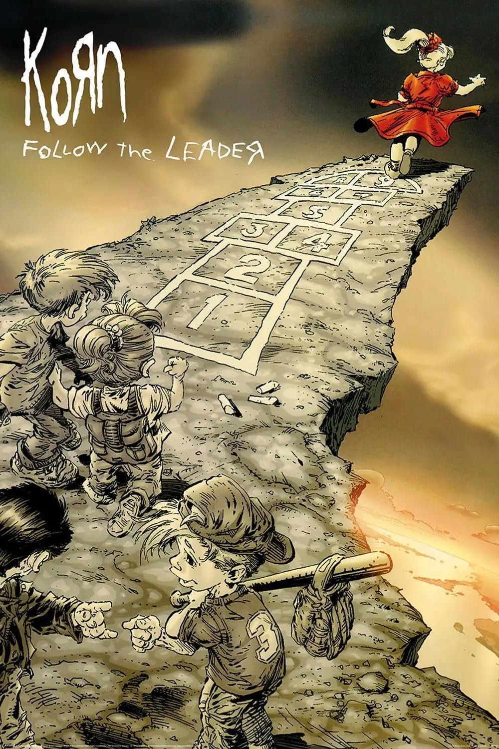 Pyramid International Affiche Korn - Follow the Leader - Poster - 61x91,5cm