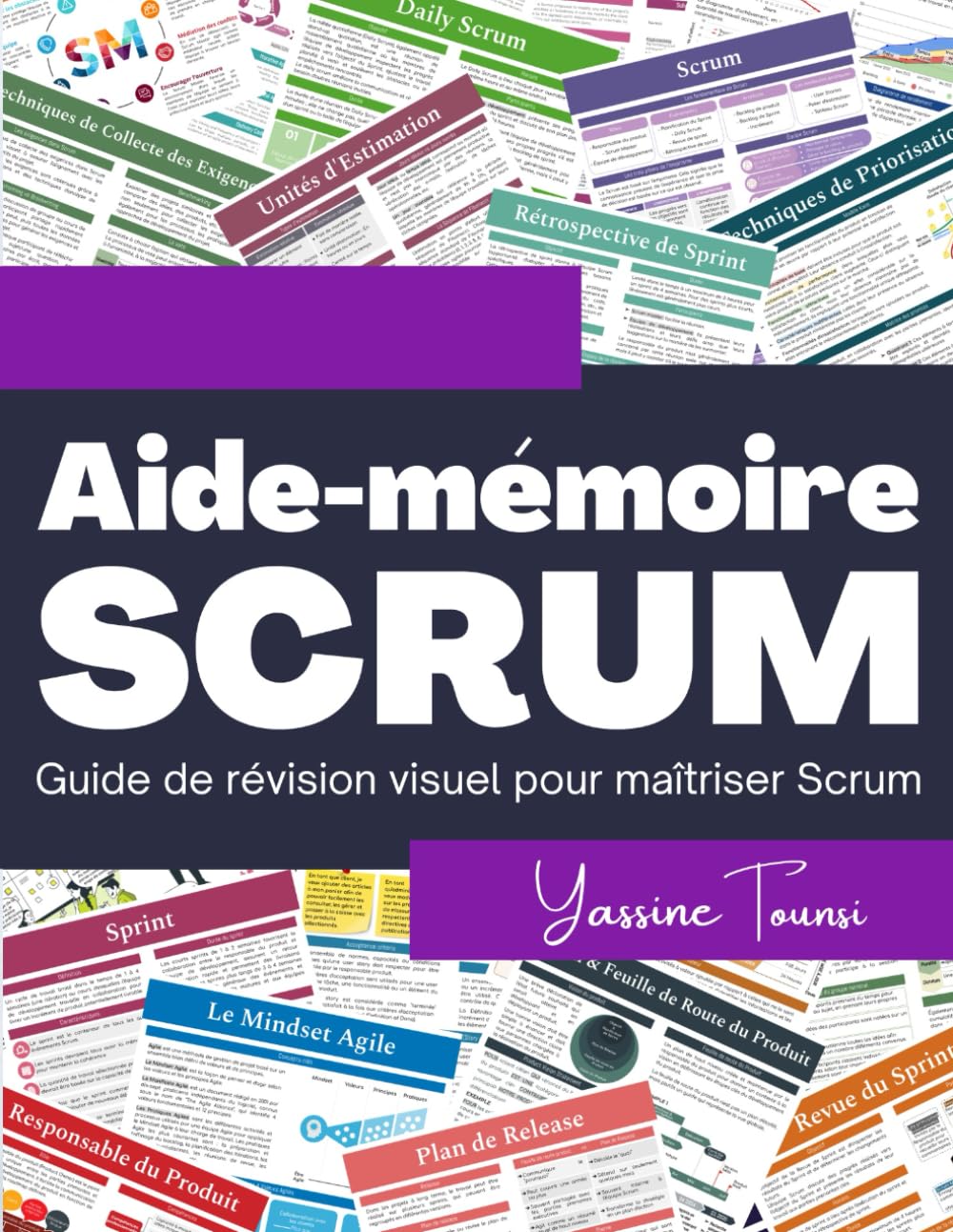 Aide-mémoire SCRUM: Guide de révision visuel pour maîtriser Scrum