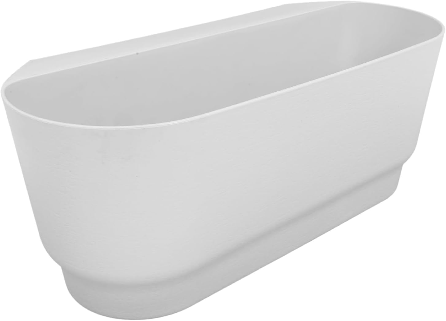 Pot De Fleurs Auto-arrosant Modèle pour Balcon Et Intérieur Entretien Minimal Parfait pour Plantes Succulentes Et Annuelles Blanc 45.00X23.00X18.00CM