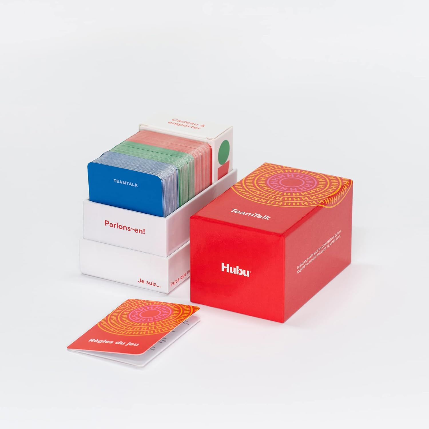 Hubu Jeu de Team Building TeamTalk: Un Jeu de Cartes pour Les Brise-Glace, Les réunions, Les activités et Les Rencontres d'équipe (Français) French