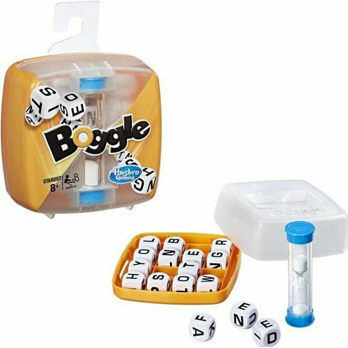 Boggle - Jeu de Société pour Les Petits et Les Grands - Idée Cadeau pour Garçons et Filles à partir de 8 Ans - Cadeau pour la Famille - Version Française - Multicolore