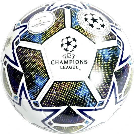 UEFA Ballon de Football de la Ligue des Champions - Taille 5 - Produit sous Licence Officielle - Entraînement - Match - Collection pour Enfants et Adultes - Excellente idée Cadeau blanc/bleu/vert
