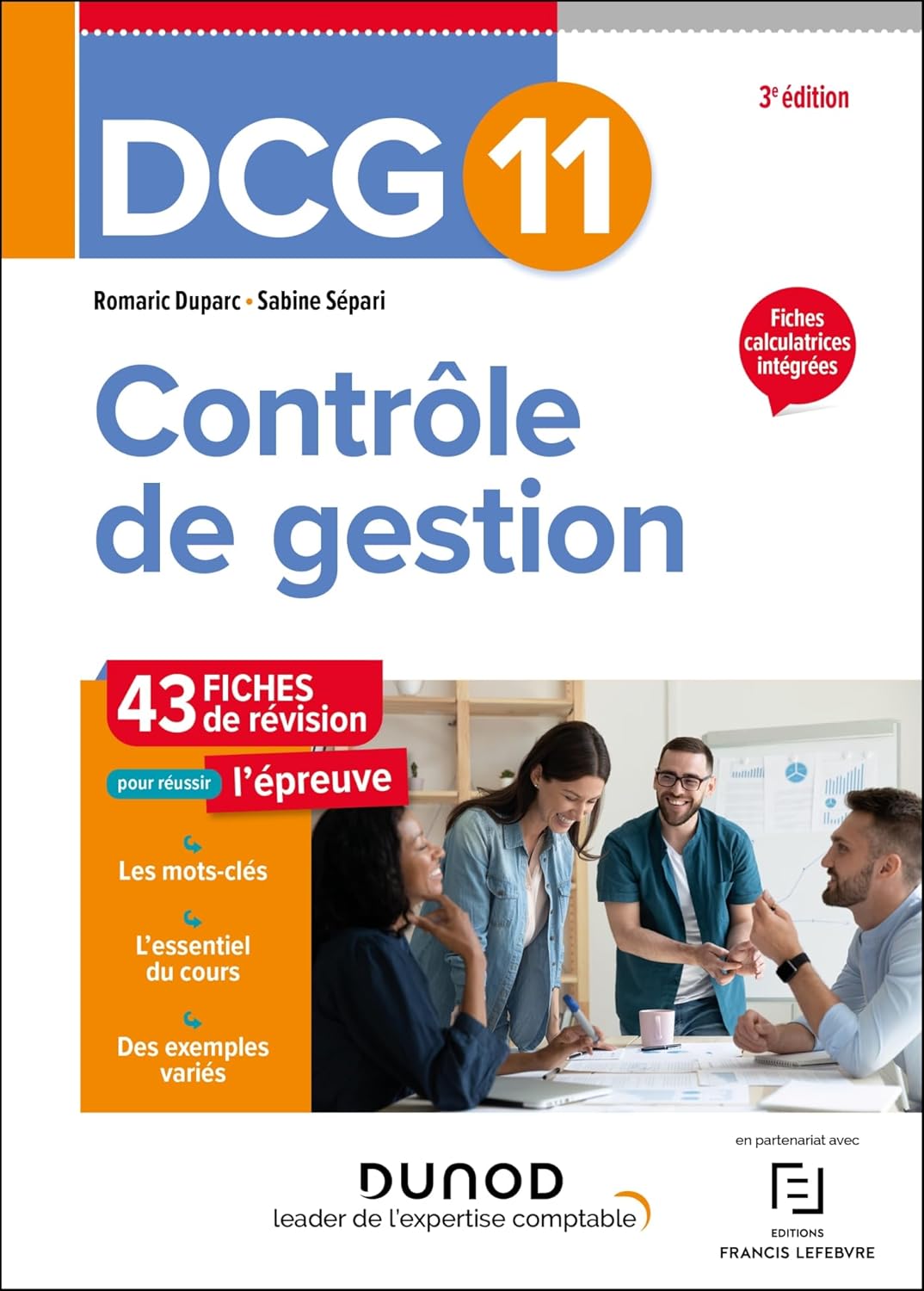 DCG 11 Contrôle de gestion - Fiches de révision - 3e éd.