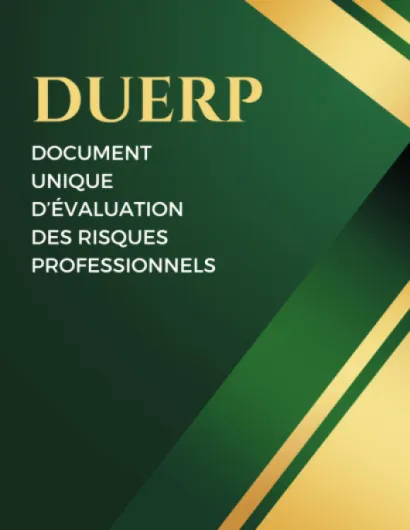 Document Unique de l'Évaluation des Risques Professionnels 2025 - DUERP: registre pré-rempli - Obligatoire dès le 1er salarié - spécial entreprise, Format A4 - 70 pages - Édition 2024-2025