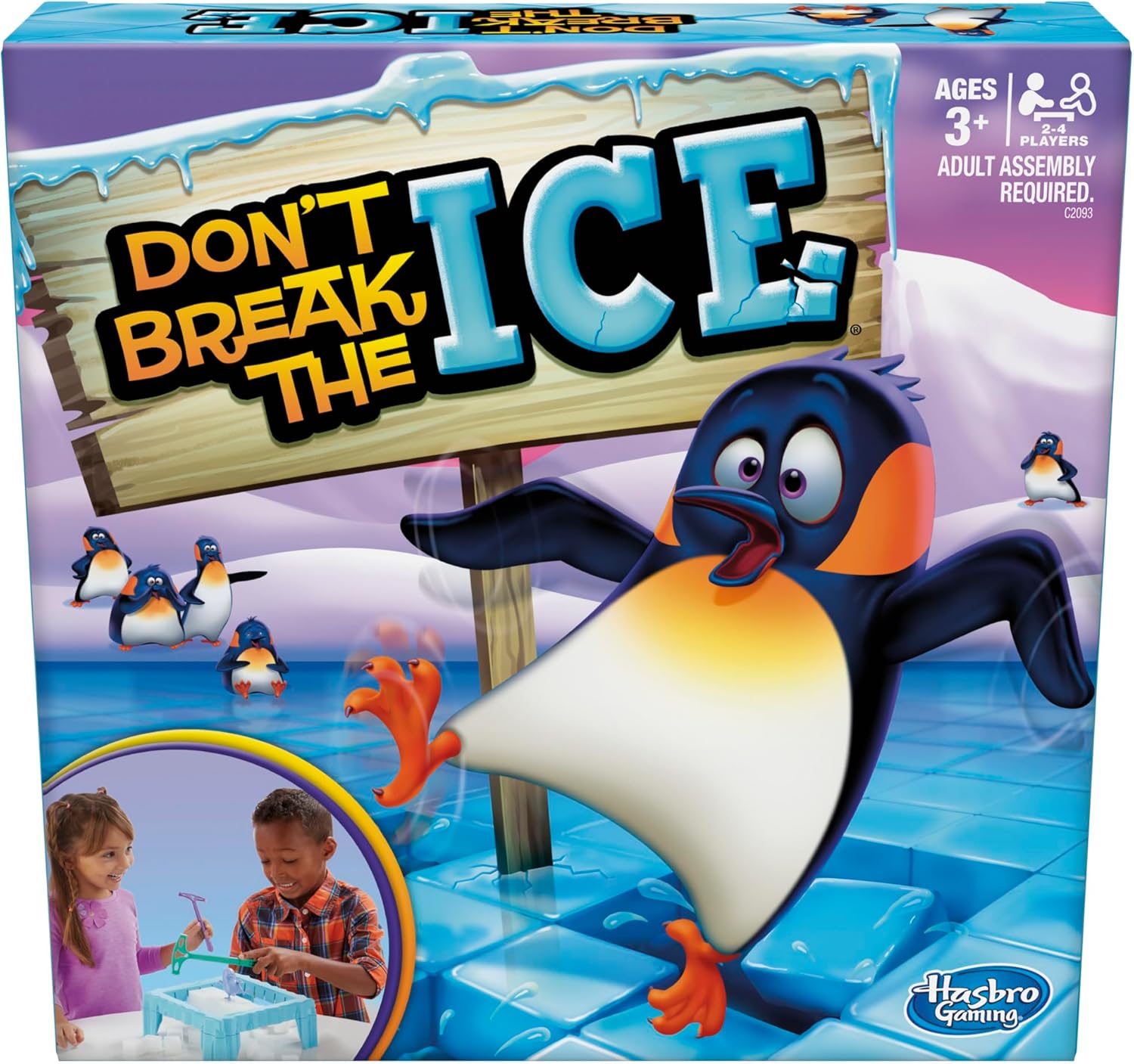 Hasbro Gaming Don't Break The Ice Jeu de société pour Enfants à partir de 3 Ans