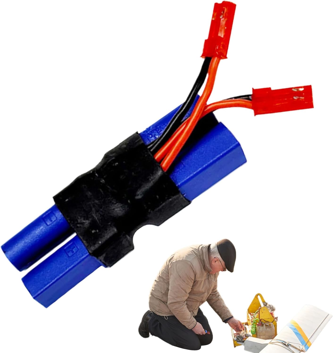 Fiche EC5 de batterie RC - Adaptateur modèle de batterie RC - Accessoires électroniques Connecteur pour adolescents et adultes